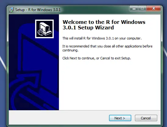 how to install r on windows 2