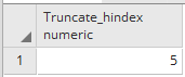 Truncate the value of column in Postgresql (TRUNC() Function)