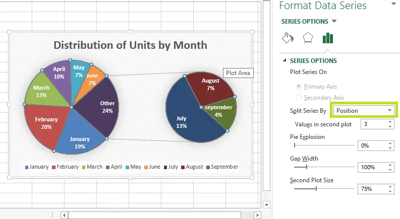 how do i create pie chart in excel