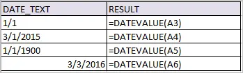 date value function in excel 1