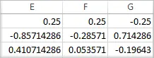 MINVERSE Function in Excel 4
