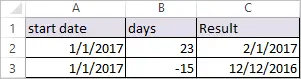 WORKDAY Function in Excel 2