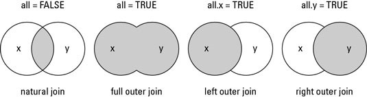 Merge Function R Join in R 