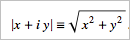IMABS Function in Excel - Absolute or modulus of a complex number