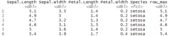 rowwise function in R dplyr