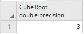 Get Cube root of column in Postgresql