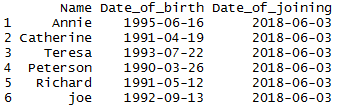 Difference of two dates in R by days, weeks, months, quarter, year 1