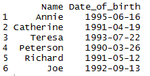 Get age from date of birth in R 1