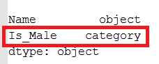 Convert column to categorical in pandas python 2