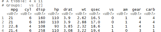 head() and tail() function in r slice(),top_n() 10b