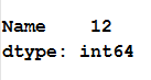 Count function in pandas count() 4