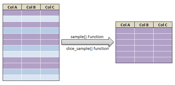 slice_sample and sample_frac() in R12