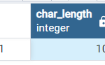 CHAR_LENGTH() in PostgreSQL 1