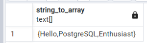 String to array in PostgreSQL - string_to_array() - DataScience Made Simple