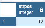 strpos() function in PostgreSQL 1